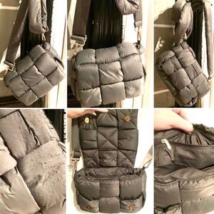 NOATD Grey/Blue Crossbody Handbag
